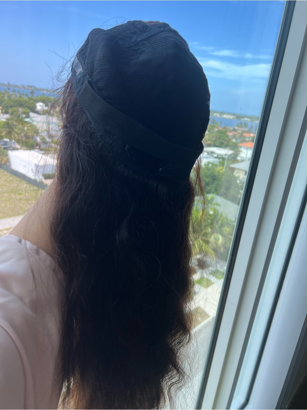 Human hair wig - Dark Brown - Picture 14 of 16
